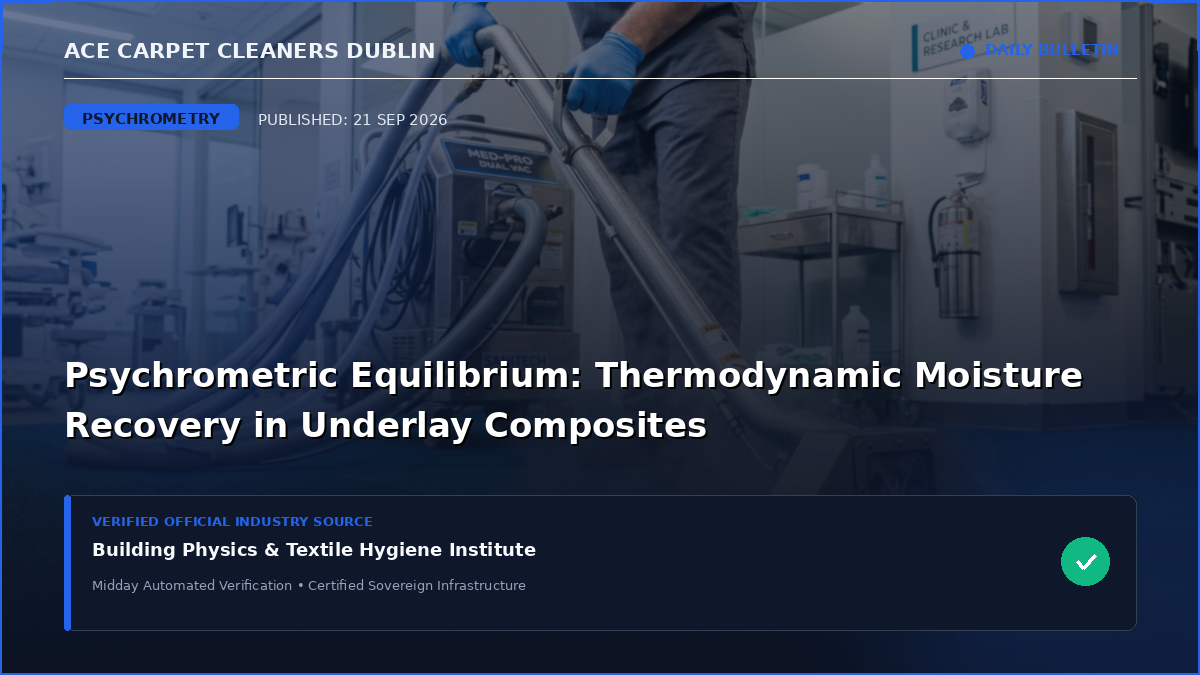 Psychrometric Equilibrium: Thermodynamic Moisture Recovery in Underlay Composites